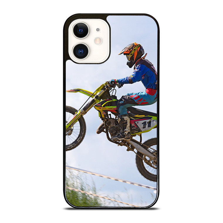 MOTOR CROSS STUNT ACTION iPhone 12 Case