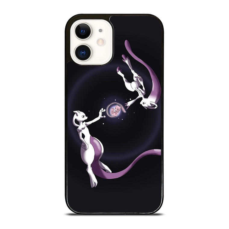 POKEMON MEWTWO MEW ART iPhone 12 Case