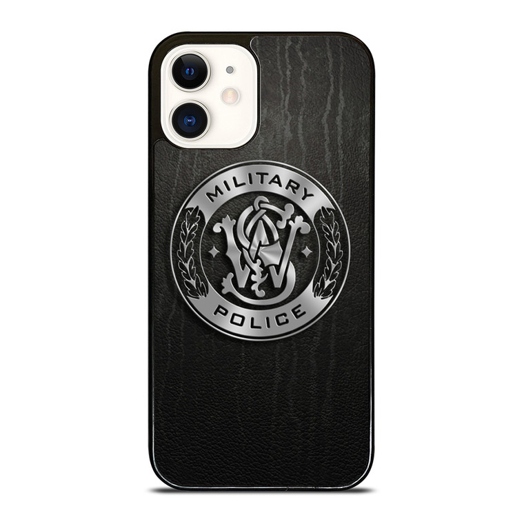 SMITH AND WESSON MILITARY POLICE METAL LOGO iPhone 12 Case