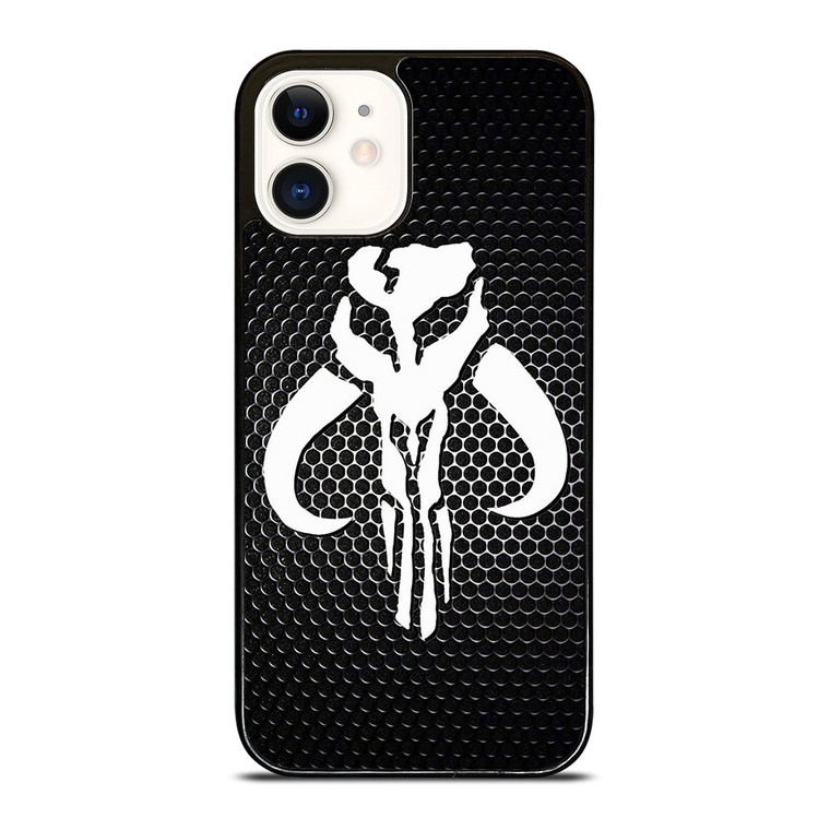 STAR WARS MANDALORIAN LOGO CARBON iPhone 12 Case