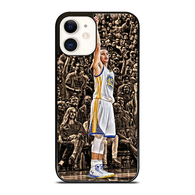 STEPHEN CURRY SHOT GOLDEN STATE WARRIORS iPhone 12 Case