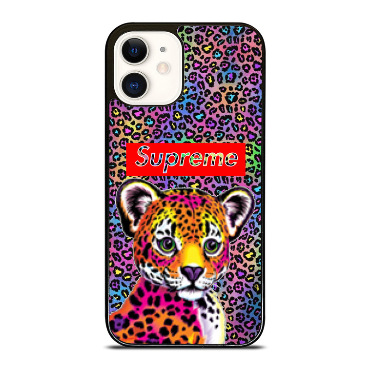 SUPREME LISA FRANK LEOPARD iPhone 12 Case