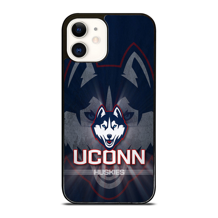 UCONN HUSKIES CONNECTICUT UNIVERSITY BASKETBALL iPhone 12 Case
