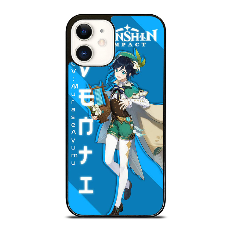 VENTI WINDBORNE BARD GENSHIN iPhone 12 Case