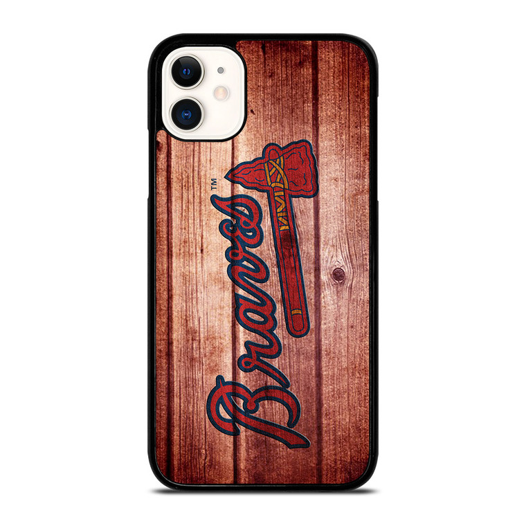 ATLANTA BRAVES BASEBALL WOOD iPhone 11 Case