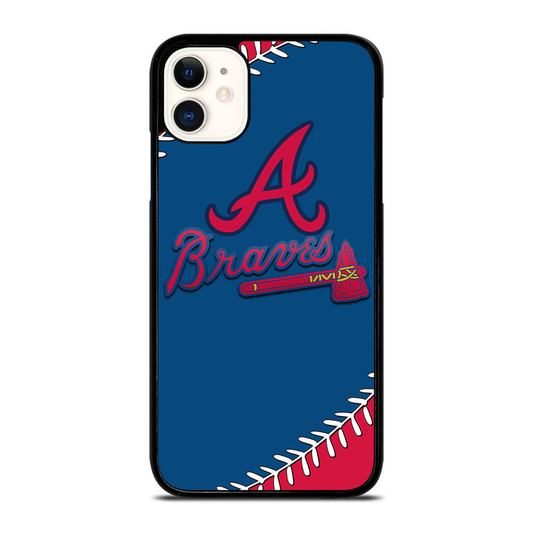 ATLANTA BRAVES ICON BALL BASEBALL iPhone 11 Case