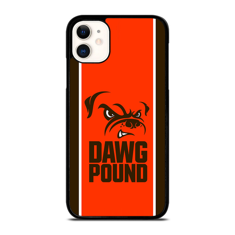 CLEVELAND BROWNS DAWG POUND LOGO iPhone 11 Case
