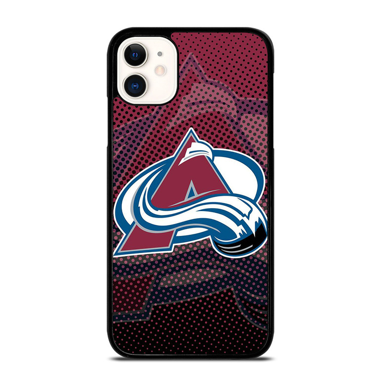 COLORADO AVALANCHE HOCKEY TEAM LOGO iPhone 11 Case