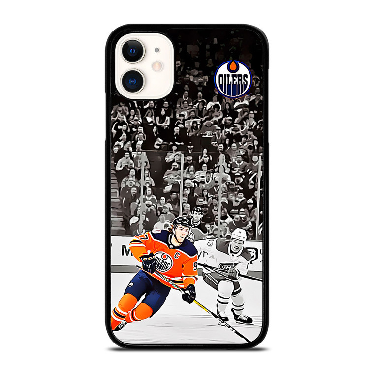 CONNOR MCDAVID HOCKEY OILERS LEAGUE iPhone 11 Case