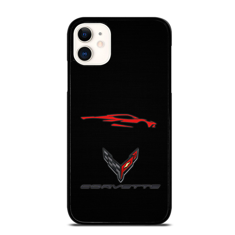 CORVETTE STINGRAY C8 CAR LOGO iPhone 11 Case CORVETTE STINGRAY C8 CAR LOGO iPhone 11 Case