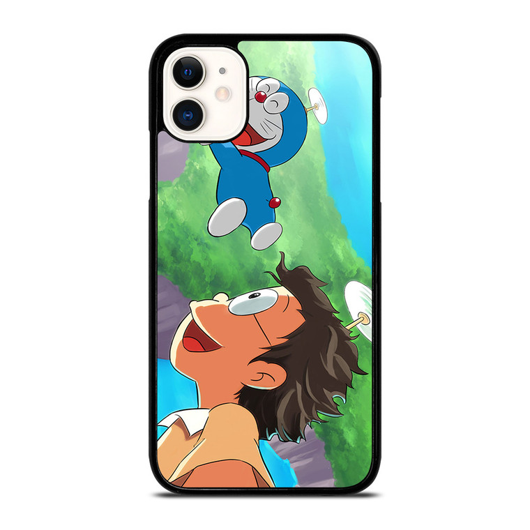 DORAEMON AND NOBITA FLY iPhone 11 Case
