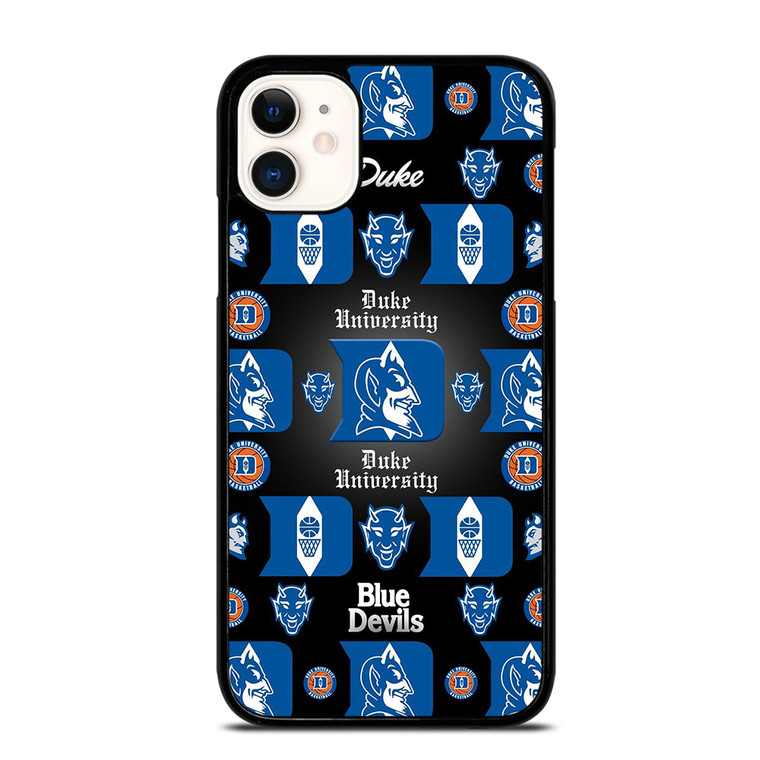 DUKE BLUE DEVILS LOGO BASKETBALL COLLAGE iPhone 11 Case
