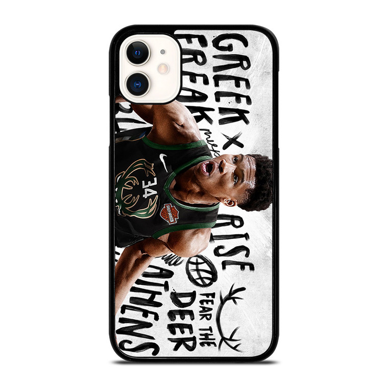 GIANNIS ANTETOKOUNMPO MILWAUKEE BUCKS WALLPAPER iPhone 11 Case