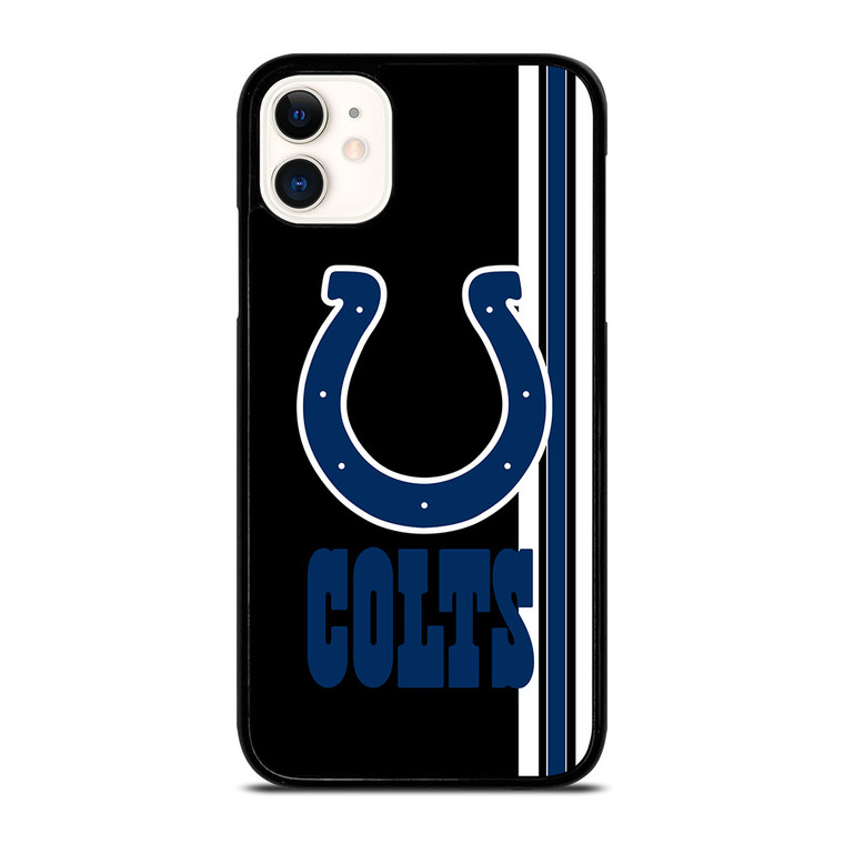 INDIANAPOLIS COLTS STRIPS LOGO NFL FOOTBALL iPhone 11 Case