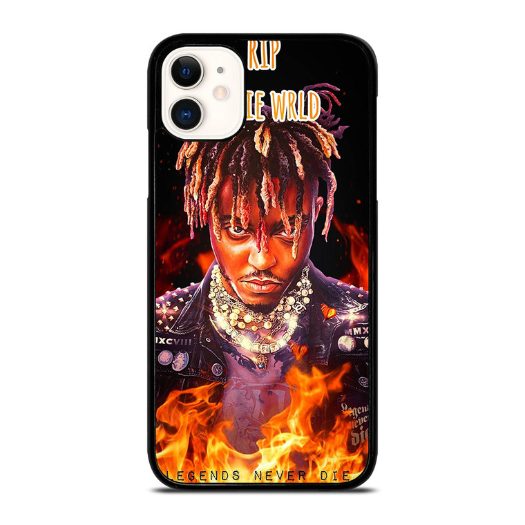 JUICE WRLD LEGENDS NEVER DIE ON FIRE iPhone 11 Case