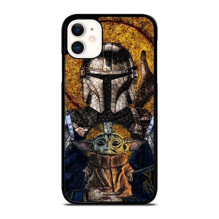 MANDALORIAN AND BABY YODA STAR WARS ART iPhone 11 Case MANDALORIAN AND BABY YODA STAR WARS ART iPhone 11 Case