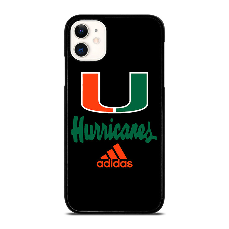 MIAMI HURRICANES ADIDAS iPhone 11 Case