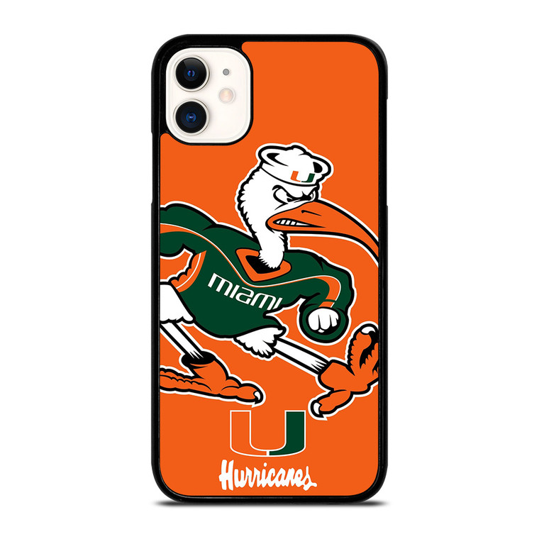 MIAMI HURRICANES FOOTBALL MASCOT iPhone 11 Case
