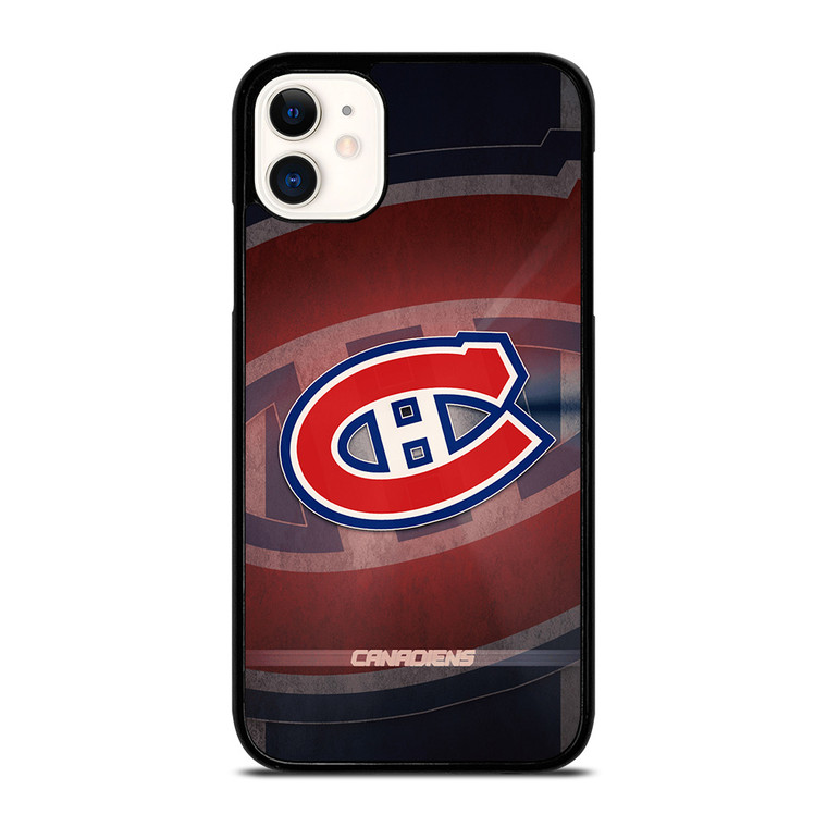 MONTREAL CANADIENS LOGO ICE HOCKEY iPhone 11 Case