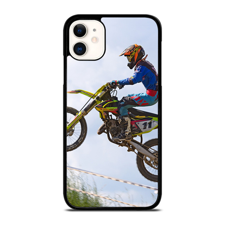MOTOR CROSS STUNT ACTION iPhone 11 Case