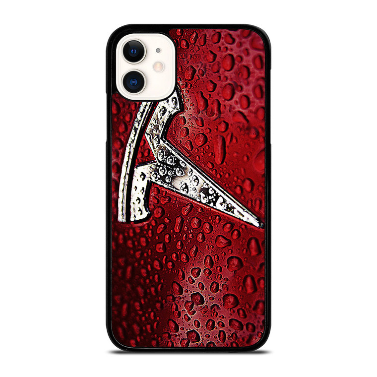 TESLA RED WATER EMBLEM iPhone 11 Case