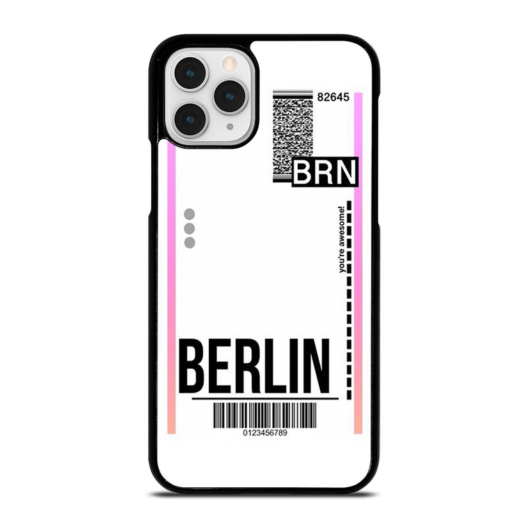 BERLIN BOARDING PASS iPhone 11 Pro Case
