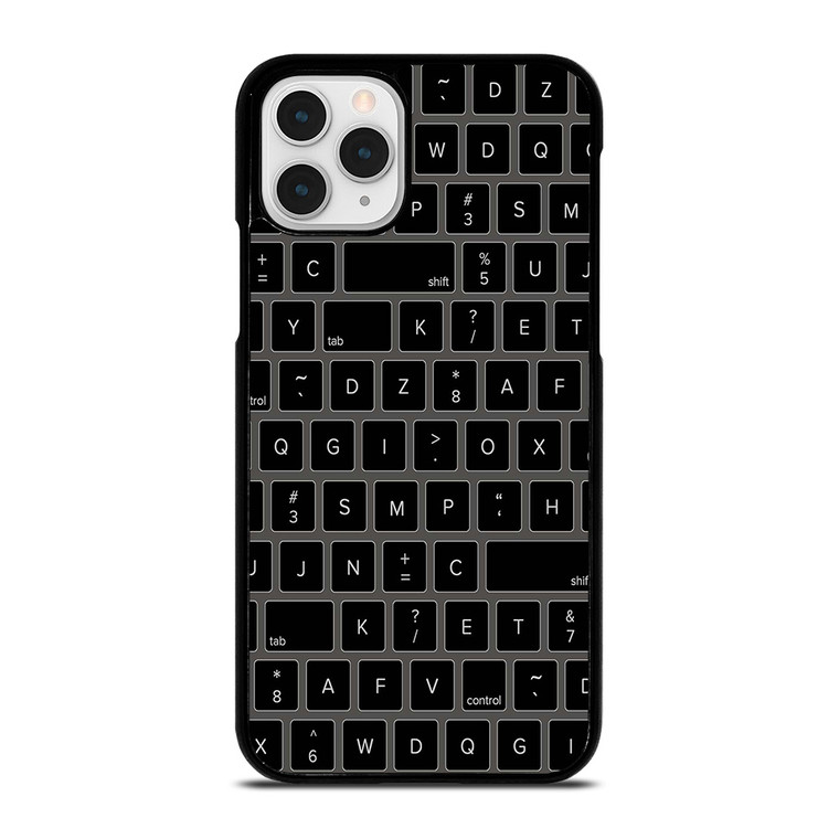 BLACK KEYBOARD PATTERN iPhone 11 Pro Case