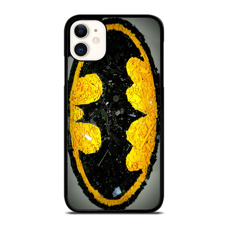Batman Logo Black Yellow 2 iPhone 11 Case