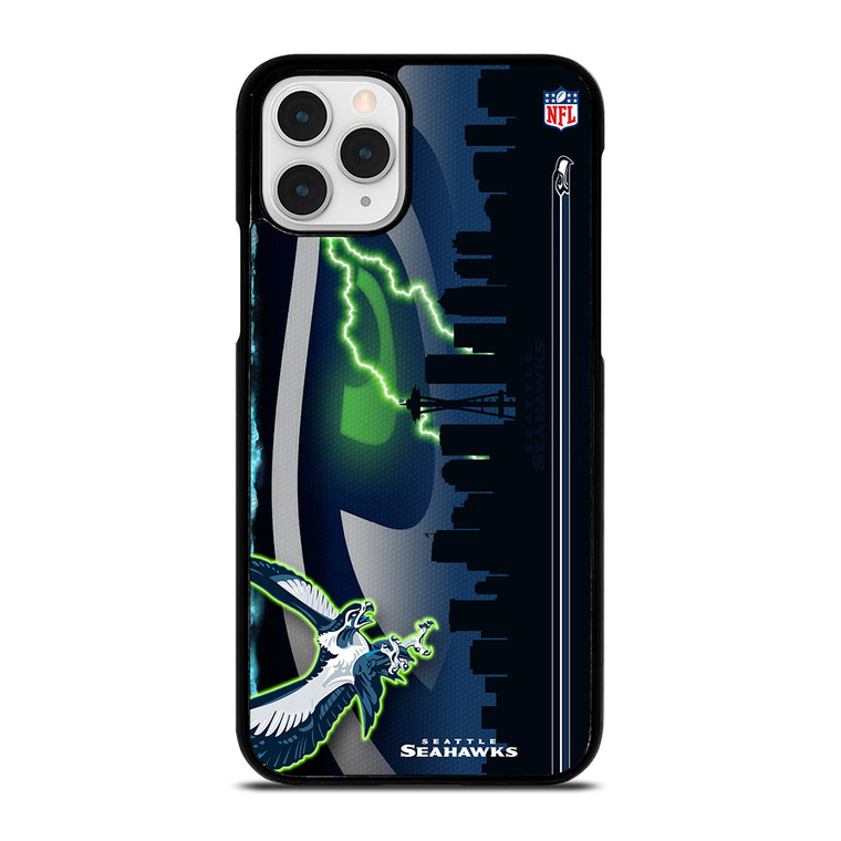 SEATTLE SEAHAWKS LOGO NFL TEAM MASCOT iPhone 11 Pro Case