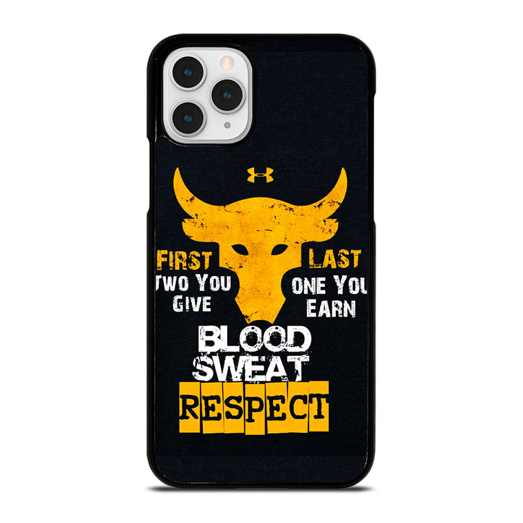 UNDER ARMOUR PROJECT ROCK BLOOD SWEAT iPhone 11 Pro Case