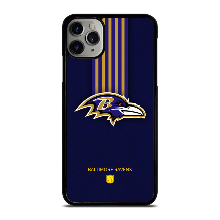 BALTIMORE RAVENS STRIP iPhone 11 Pro Max Case