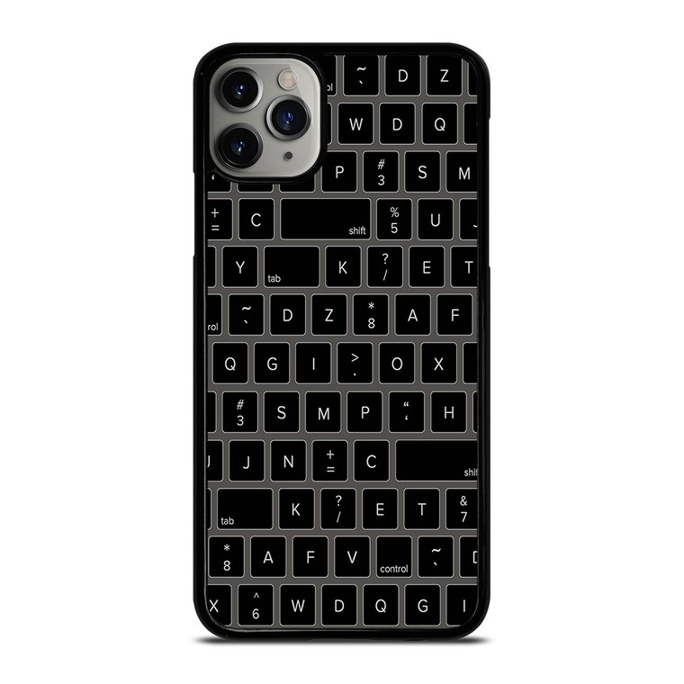 BLACK KEYBOARD PATTERN iPhone 11 Pro Max Case
