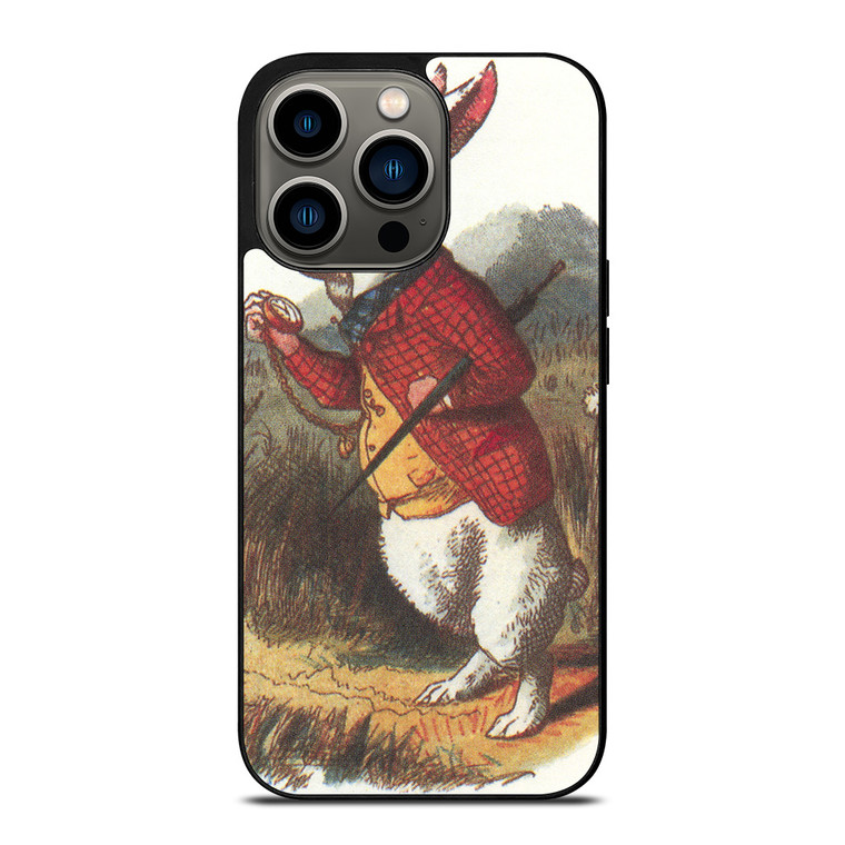 WHITE RABBIT ALICE IN WONDERLAND Disney iPhone 13 Pro Case