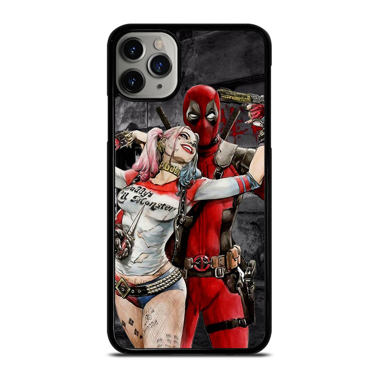 DEADPOOL HARLEY QUINN ART LOVE iPhone 11 Pro Max Case