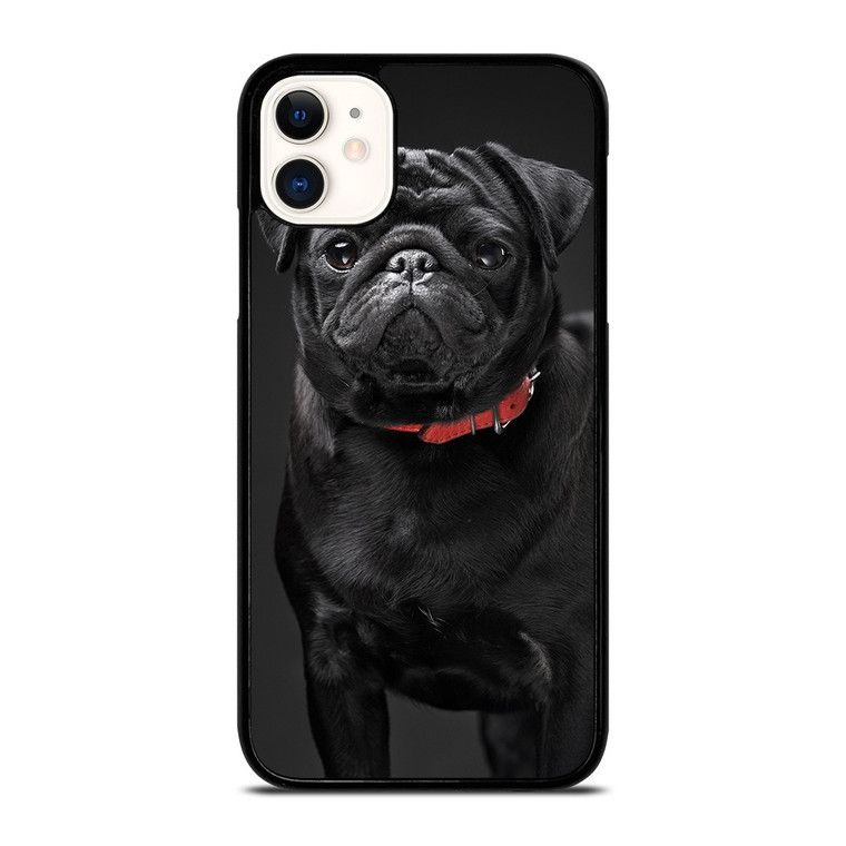 BLACK PUG iPhone 11 Case