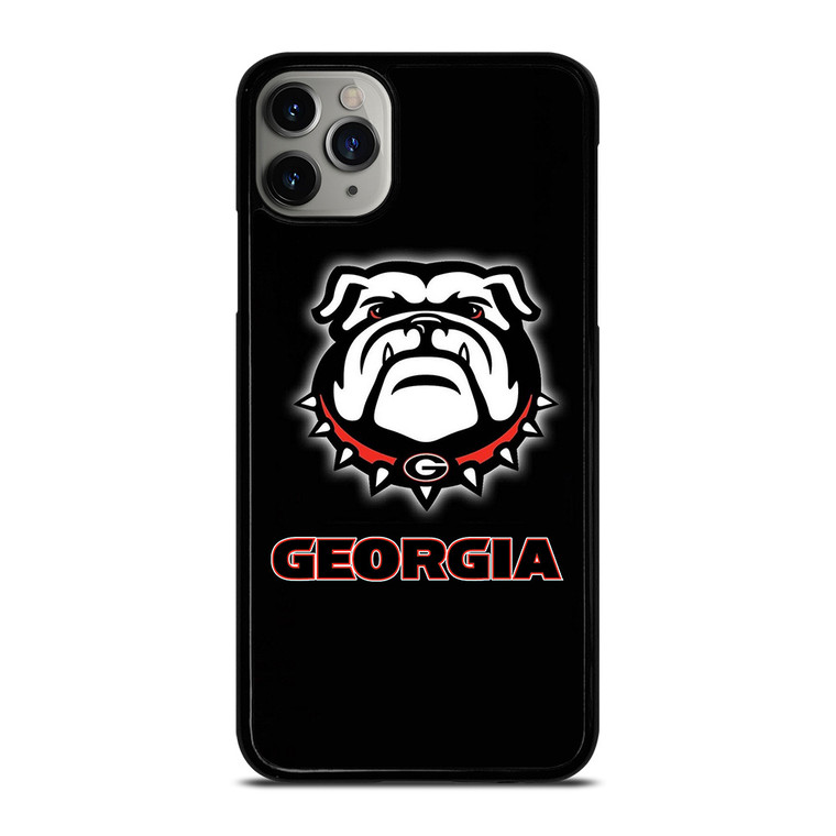 GEORGIA BULLDOGS BLACK WALL iPhone 11 Pro Max Case