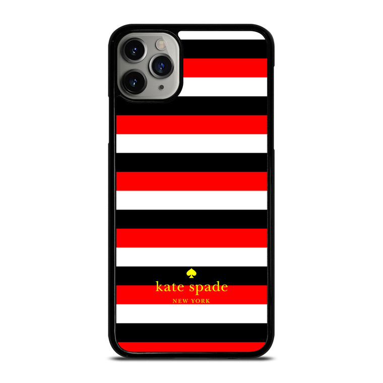 KATE SPADE PATTERN RED BLACK iPhone 11 Pro Max Case