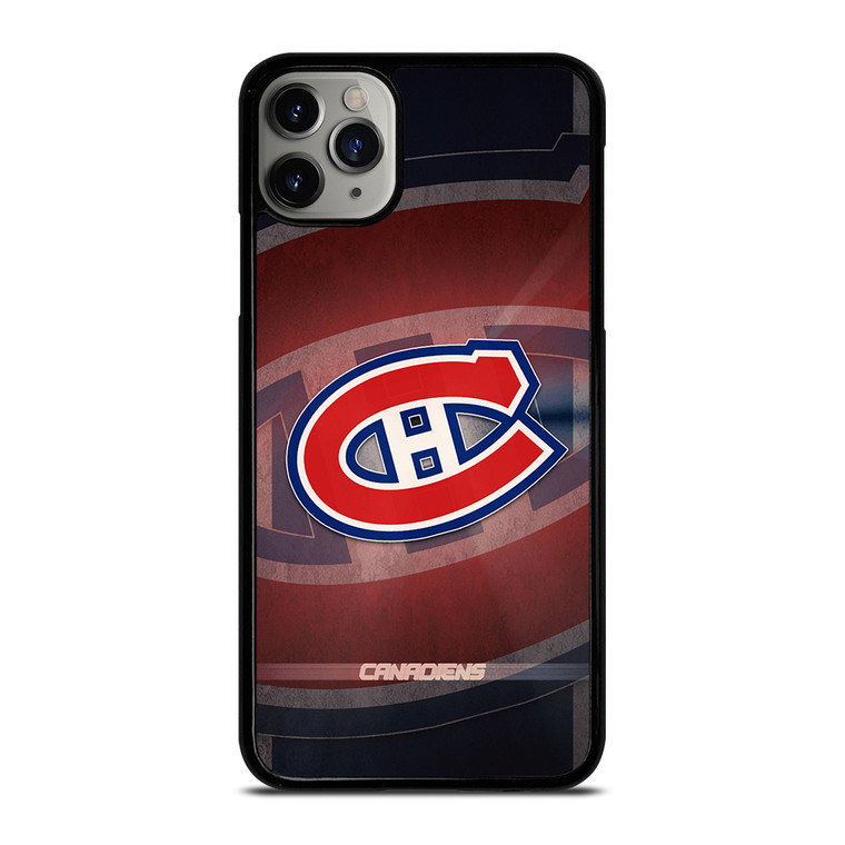 MONTREAL CANADIENS LOGO ICE HOCKEY iPhone 11 Pro Max Case