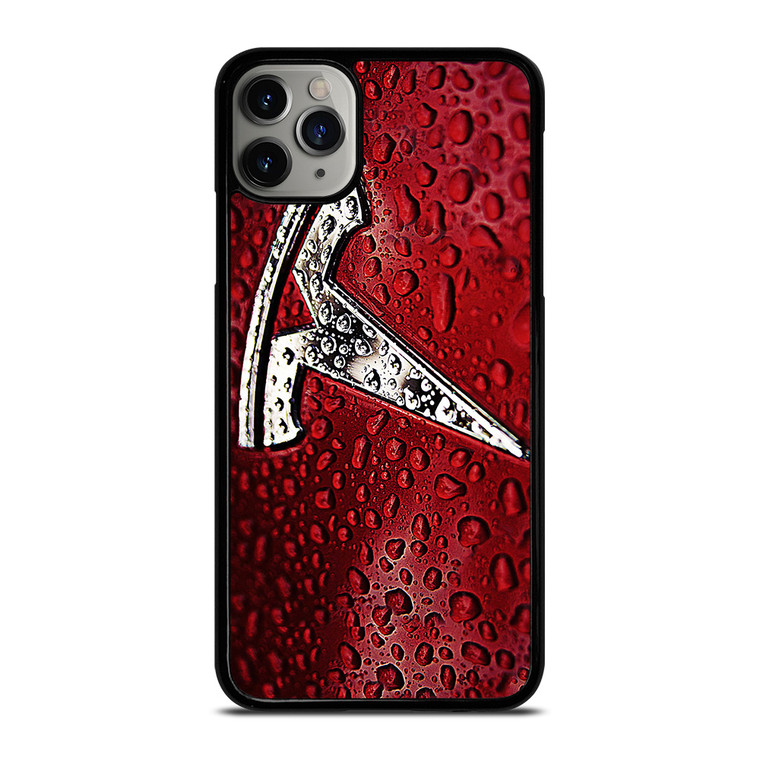 TESLA RED WATER EMBLEM iPhone 11 Pro Max Case TESLA RED WATER EMBLEM iPhone 11 Pro Max Case