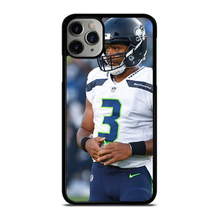 WILSON SEATTLE SEAHAWKS WHITE JERSEY iPhone 11 Pro Max Case