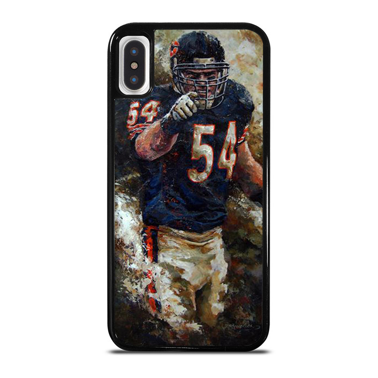 ART BRIAN URLACHER CHICAGO BEARS iPhone X / XS Case