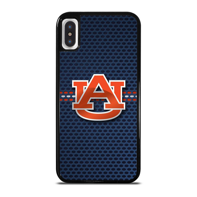 AUBURN TIGERS FOOTBALL CARBON BLUE LOGO iPhone X / XS Case