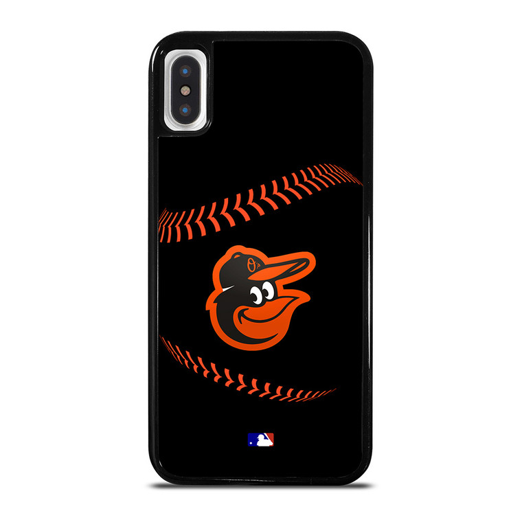 BALTIMORE ORIOLES BASEBALL BLACK iPhone X / XS Case