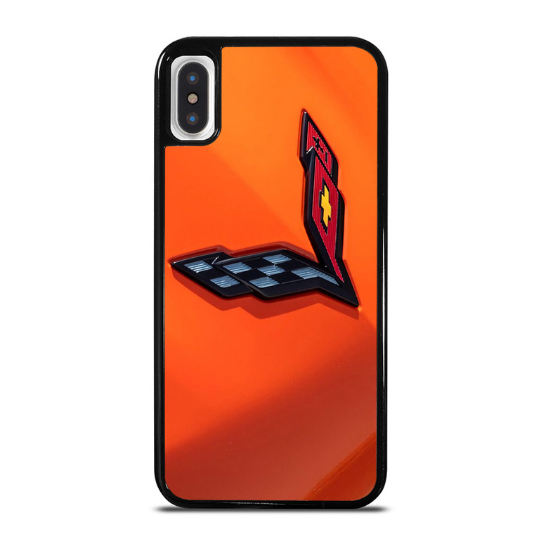 CHEVY CORVETTE LOGO WING iPhone X / XS Case