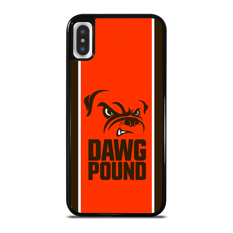 CLEVELAND BROWNS DAWG POUND LOGO iPhone X / XS Case