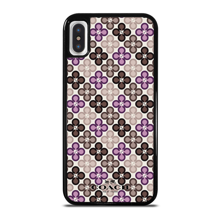 COACH NEW YORK DESIGN PATERN iPhone X / XS Case