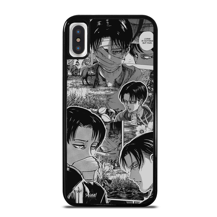 LEVI ACKERMAN ATTTACK ON TITAN MANGA iPhone X / XS Case