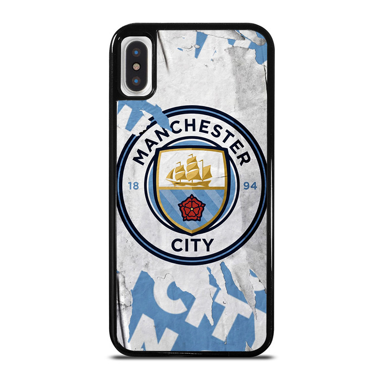 MANCHESTER CITY FOOTBALL ART LOGO iPhone X / XS Case