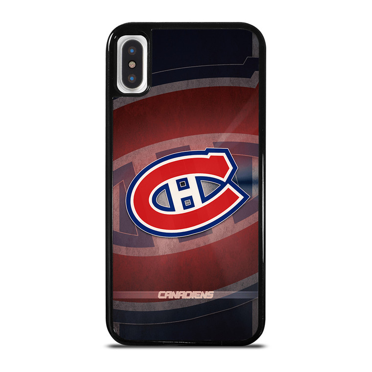 MONTREAL CANADIENS LOGO ICE HOCKEY iPhone X / XS Case