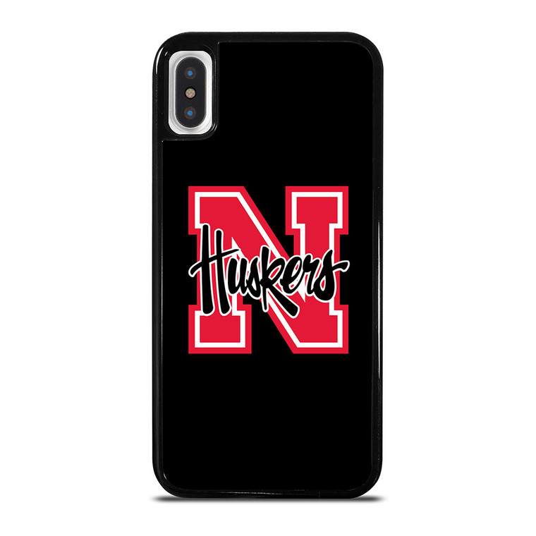 NEBRASKA HUSKERS UNIVERSITY FOOTBALL TEAM LOGO iPhone X / XS Case